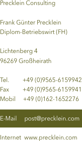 Precklein Consulting